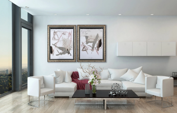 VERSALLES I & II - Paper Painting by NOVOCUADRO ART COMPANY - view 3